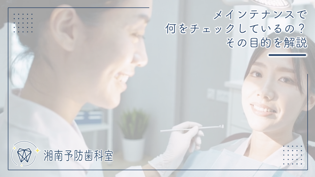 メインテナンスで何をチェックしているの？その目的を解説